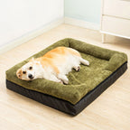 Orthopedic Dog Bed with Raised Edges Washable Pet Cushion