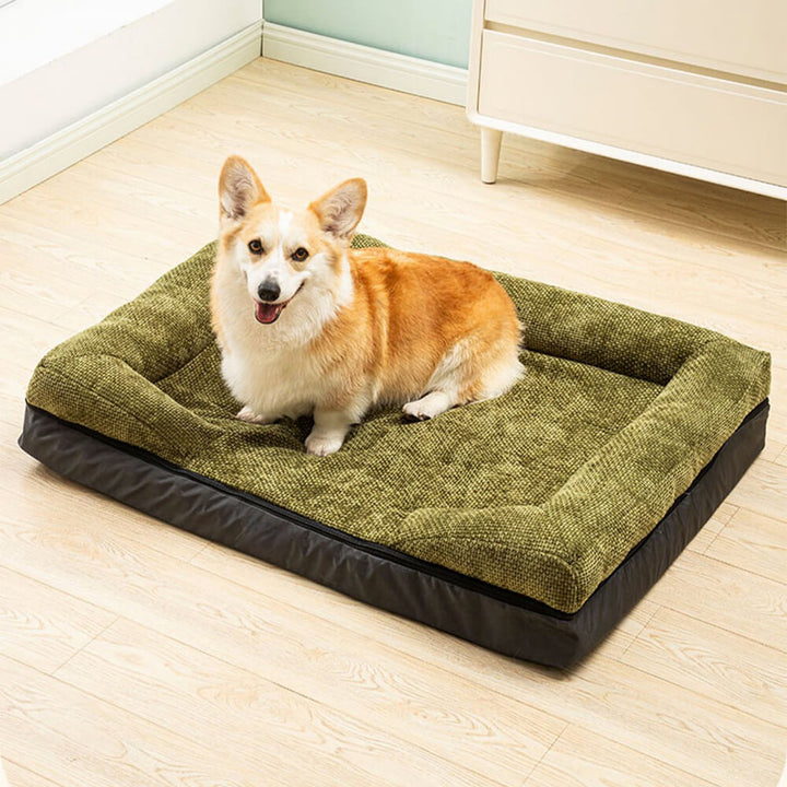 Orthopedic Dog Bed with Raised Edges Washable Pet Cushion