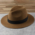 Men’s Classic Panama Hat Handmade Straw Summer Hat