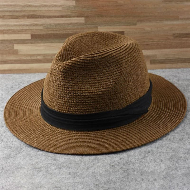 Men’s Classic Panama Hat Handmade Straw Summer Hat