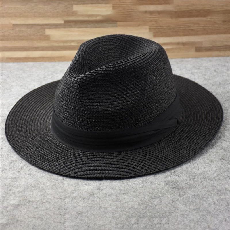 Men’s Classic Panama Hat Handmade Straw Summer Hat