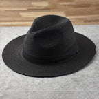 Men’s Classic Panama Hat Handmade Straw Summer Hat