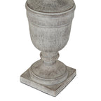 Textured Column Table Lamp with Linen Shade Modern Home Light