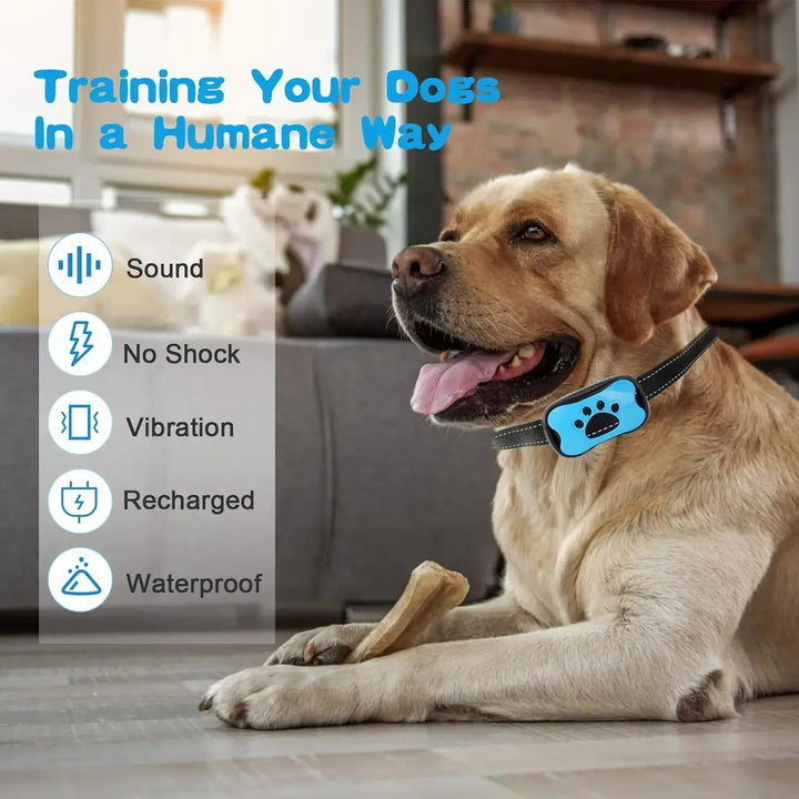 Ultrasonic Anti Bark Dog Collar Adjustable Training Device
