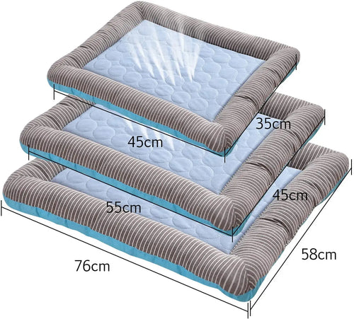 Cooling Pet Bed Mat Breathable Summer Pad for Dogs Cats