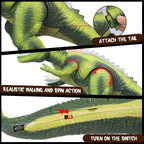 Remote Control T-Rex Dinosaur Toy with Lights Sound Kids Play