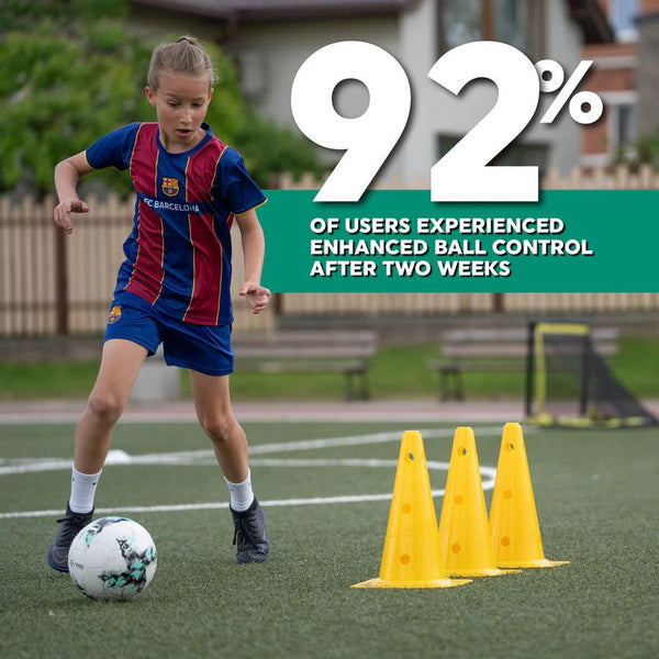 Football Training Mat for Dribbling Footwork Practice Indoor Set