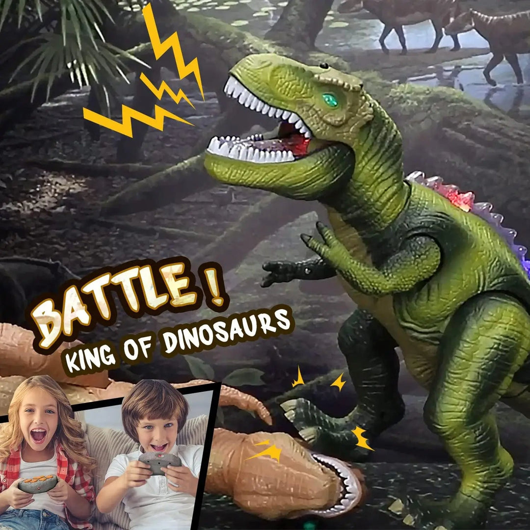 Remote Control T-Rex Dinosaur Toy with Lights Sound Kids Play
