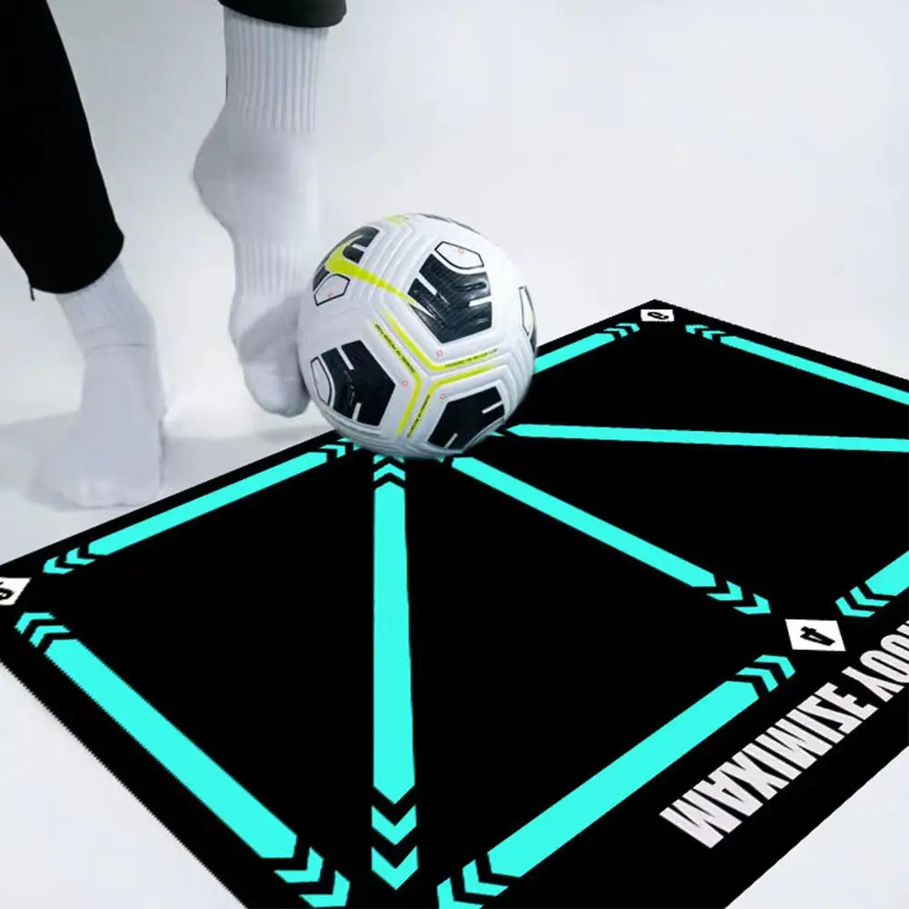 Football Training Mat for Dribbling Footwork Practice Indoor Set