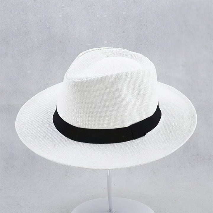Men’s Classic Panama Hat Handmade Straw Summer Hat
