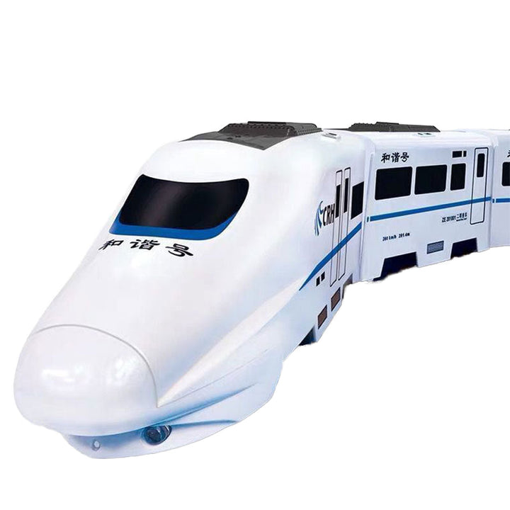 Kids Electric Train Toy with Lights Sound Moving Cars Play Set