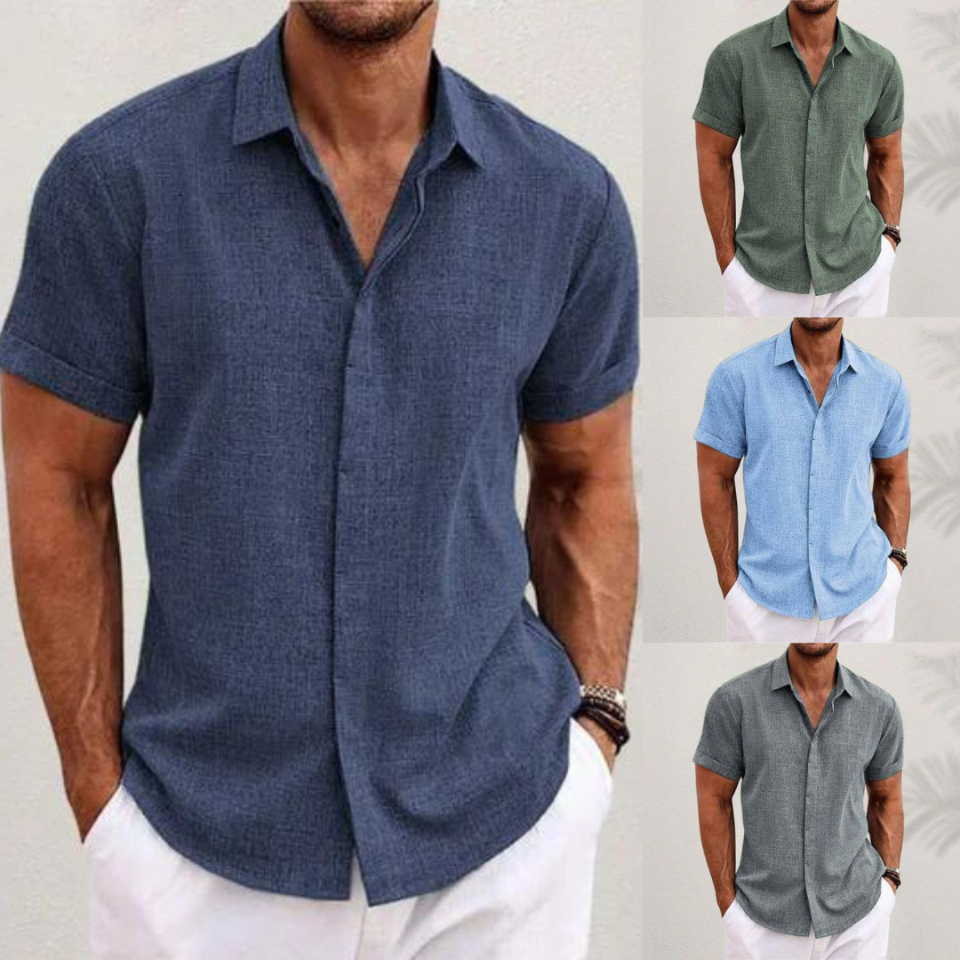 Men's Short Sleeve Casual Shirt Summer Shirt