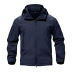 Men’s Tactical Waterproof Jacket Hooded Outdoor Hiking Coat