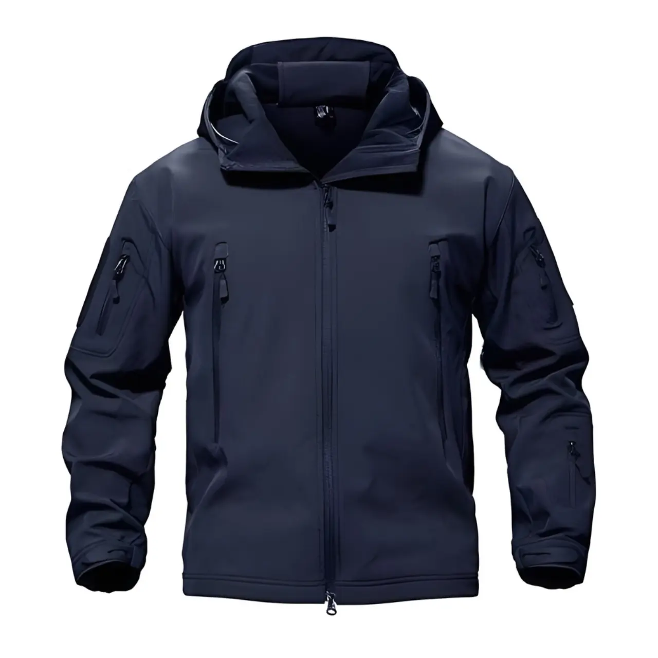 Men’s Tactical Waterproof Jacket Hooded Outdoor Hiking Coat