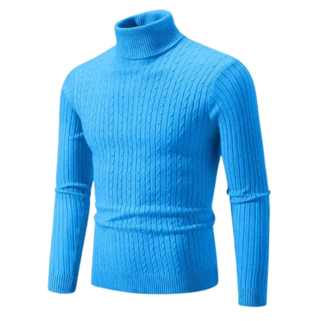 Men's Turtleneck Cashmere Sweater for Winter Essential