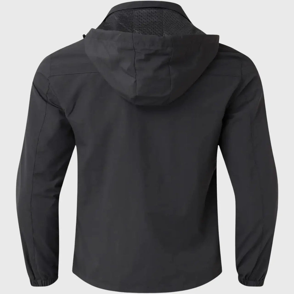 Men’s Waterproof Hooded Jacket Lightweight Windbreaker Coat