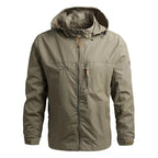 Men’s Waterproof Hooded Jacket Lightweight Windbreaker Coat