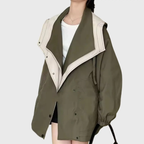 Women’s Lightweight Rain Jacket Hooded Casual Windbreaker Coat
