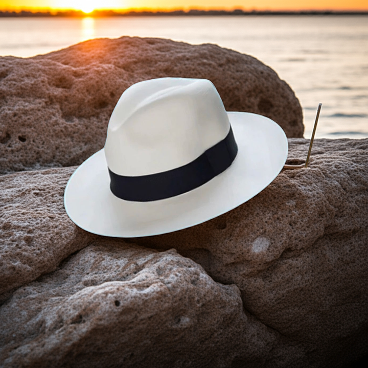 Men’s Classic Panama Hat Handmade Straw Summer Hat
