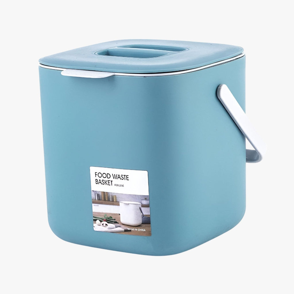 Kitchen Compost Bin with Lid Countertop Food Waste Container