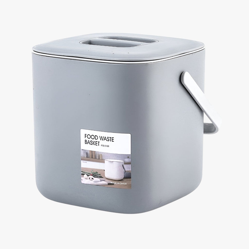Kitchen Compost Bin with Lid Countertop Food Waste Container