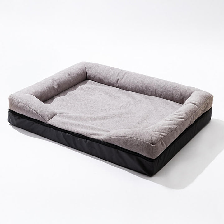 Orthopedic Dog Bed with Raised Edges Washable Pet Cushion
