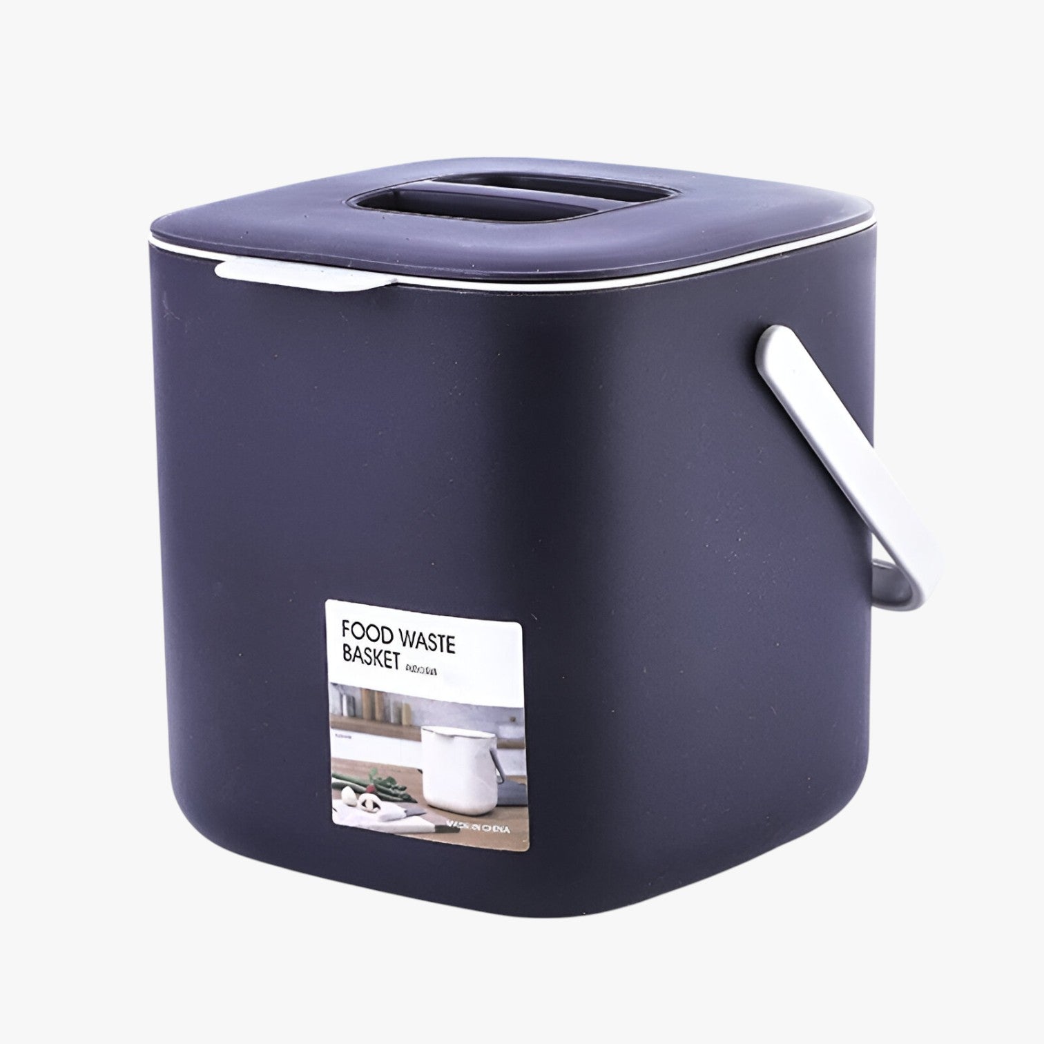 Kitchen Compost Bin with Lid Countertop Food Waste Container