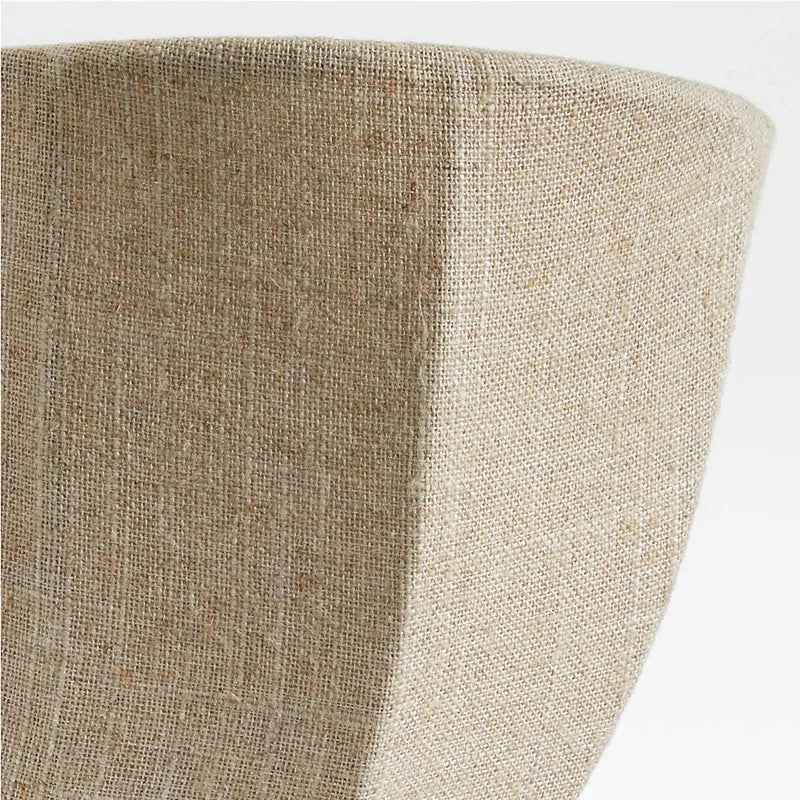 Wall Sconce with Linen Shade & Pull Chain Bedside Light