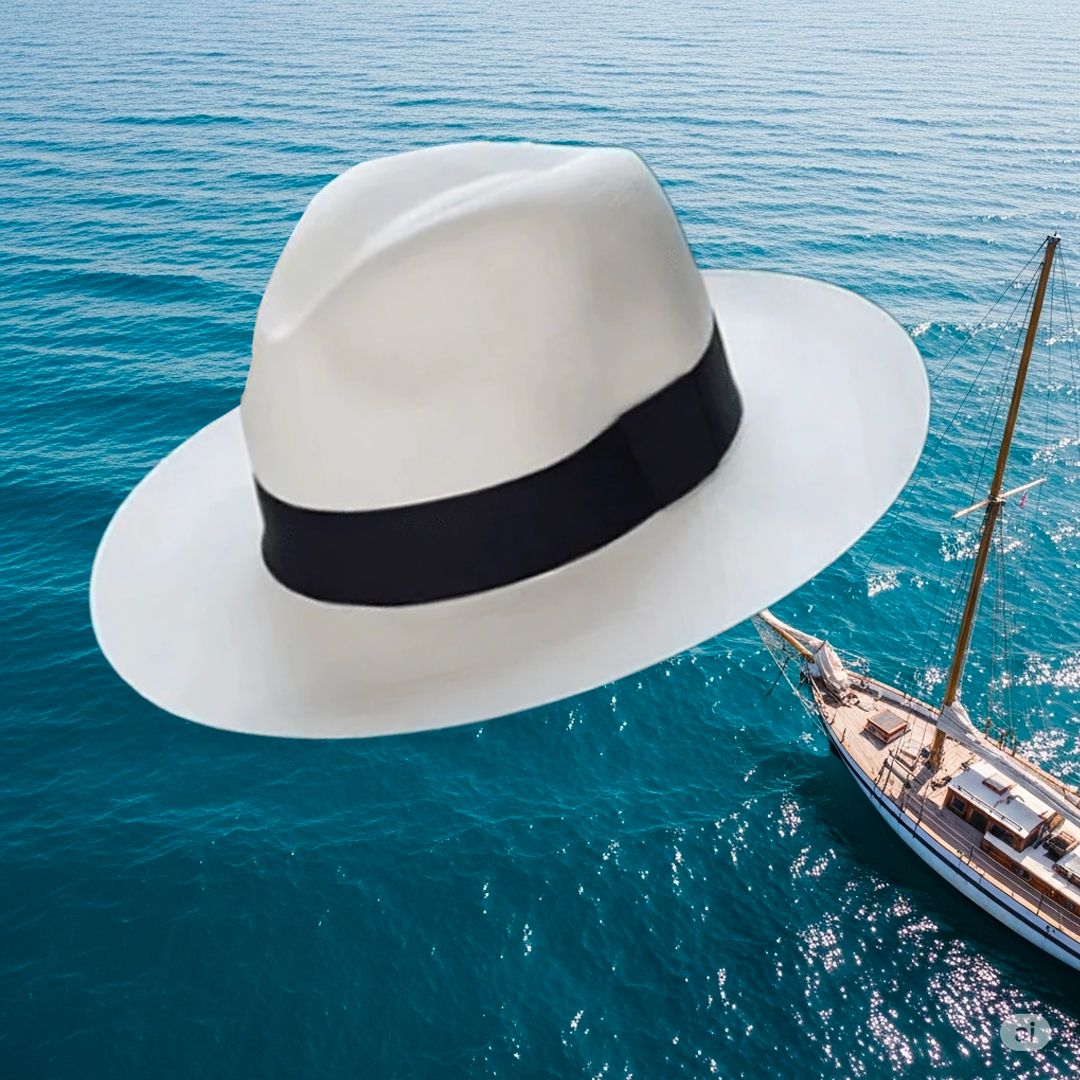 Men’s Classic Panama Hat Handmade Straw Summer Hat