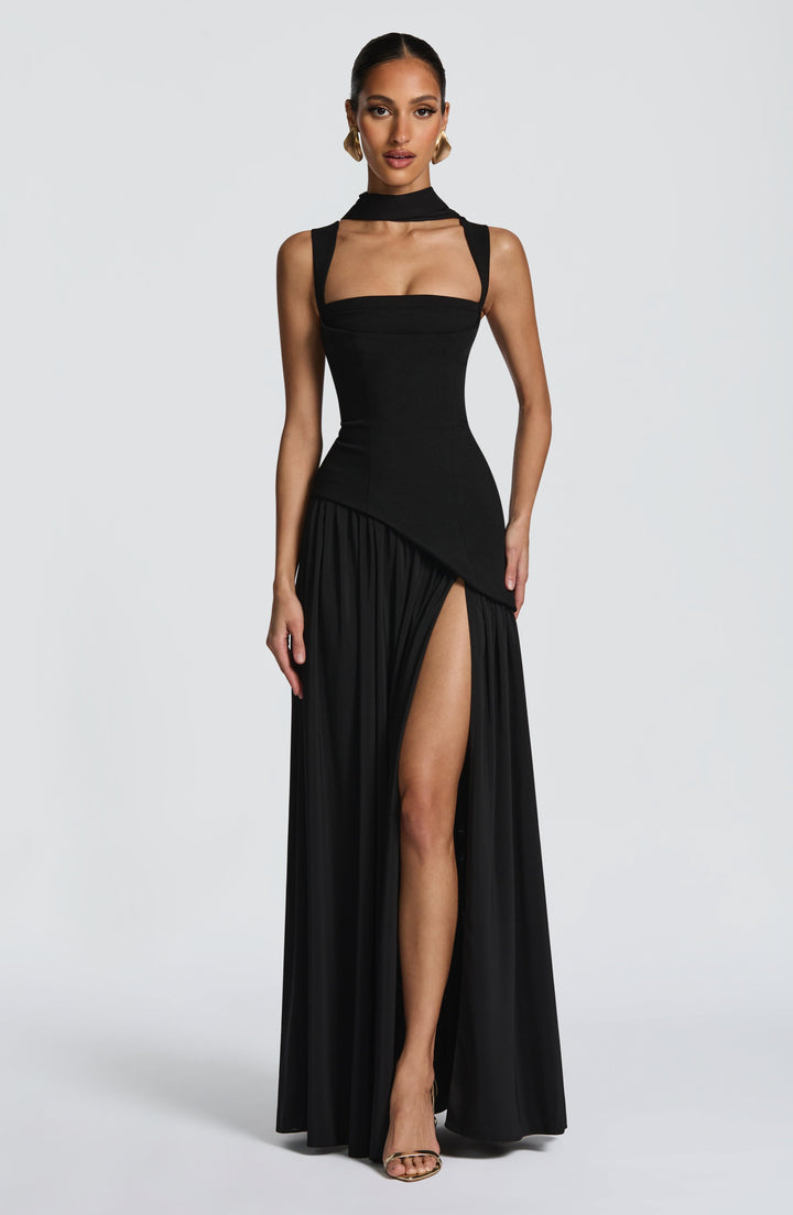 Women Maxi Dress Satin Evening Formal Gown