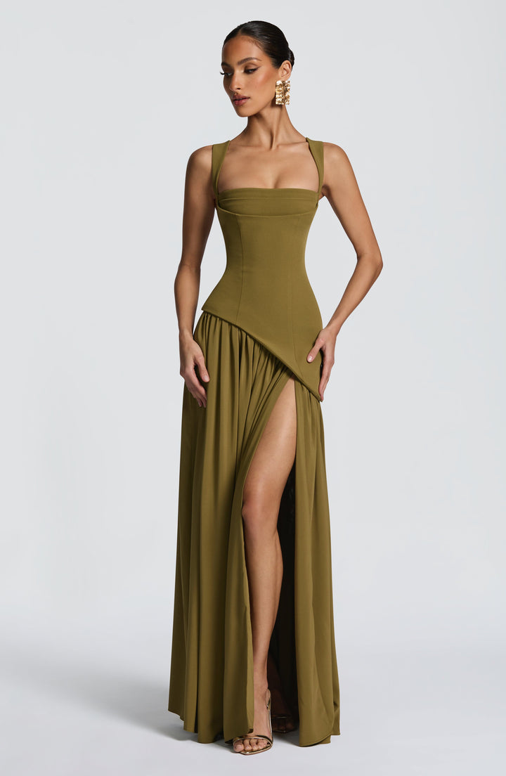 Women Maxi Dress Satin Evening Formal Gown
