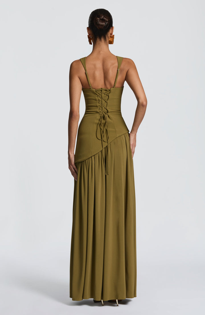 Women Maxi Dress Satin Evening Formal Gown