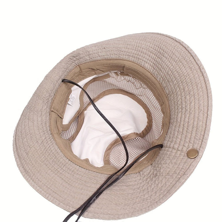 Breathable Outdoor Sun Hat Mesh Wide Brim Hiking Fishing Cap
