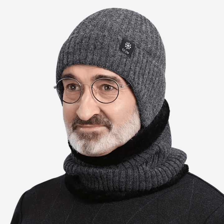 Men's Winter Hat Knitted Fleece Lined Ear Coverage