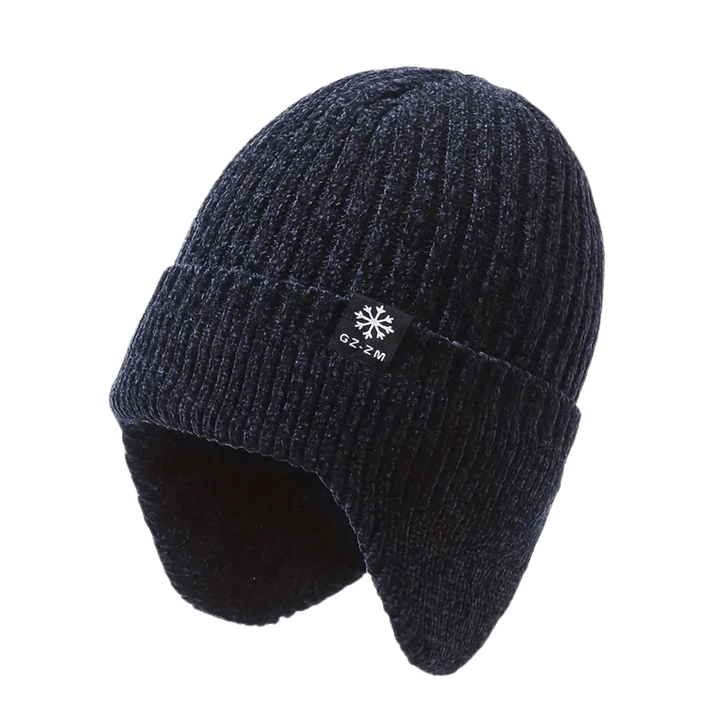 Men's Winter Hat Knitted Fleece Lined Ear Coverage