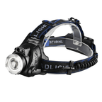 Rechargeable LED Headlamp Zoom Focus USB Outdoor Head Light