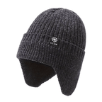 Men’s Fleece-Lined Knit Winter Hat with Ear Flaps