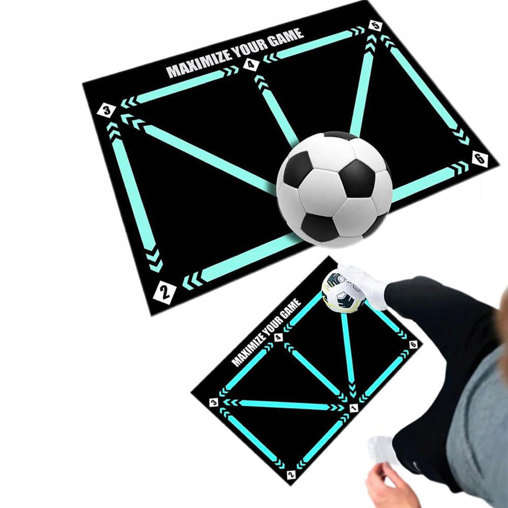Football Training Mat for Dribbling Footwork Practice Indoor Set