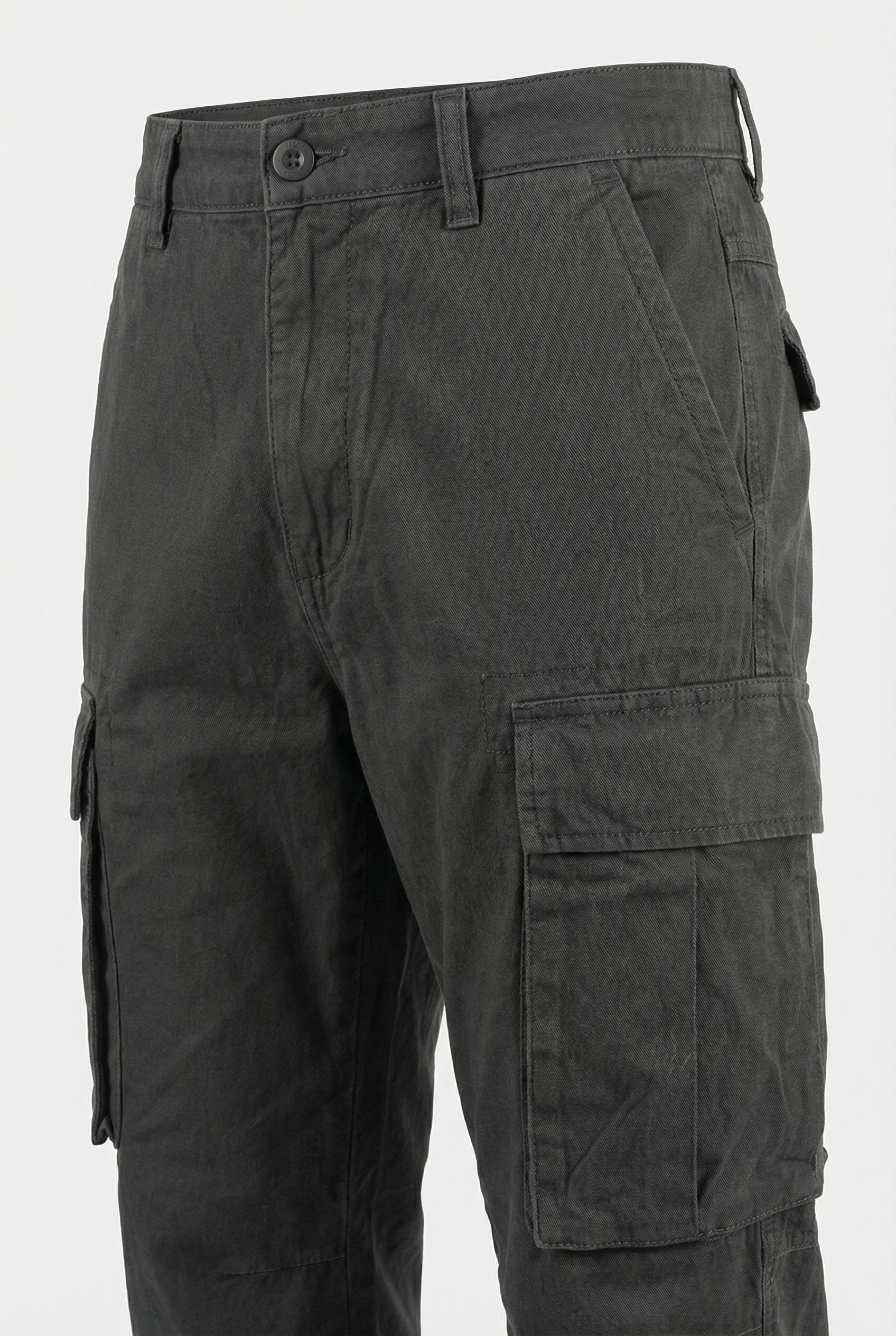 Men's Cargo Pants Relaxed Fit Cotton Blend Utility Pockets