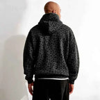 Leopard Print Unisex Hoodie Casual Streetwear Pullover Sweatshirt