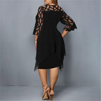 Midi Dress Plus Size Women's Dress